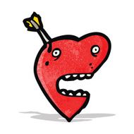 funny cartoon heart