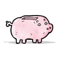 Cartoon Piggy Bank N7