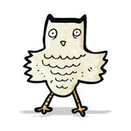 Cartoon Owl N57