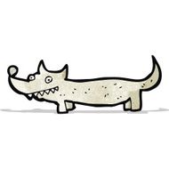 cartoon little wolf N8