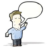 cartoon talking man N10
