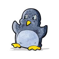funny cartoon penguin N4