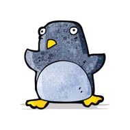 funny cartoon penguin N6