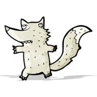 Cartoon Wolf N47