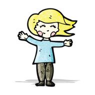 happy blond person N2