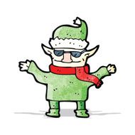 Cartoon Christmas Elf N45