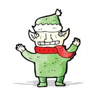 Cartoon Christmas Elf N46