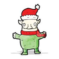 Cartoon Christmas Elf N47