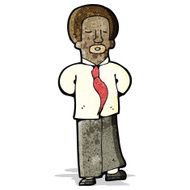 Cartoon Businessman N25