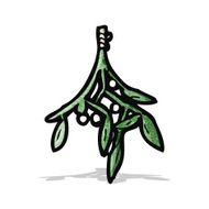 Cartoon Mistletoe N6