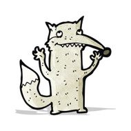 funny cartoon wolf N2