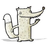 funny cartoon wolf N3