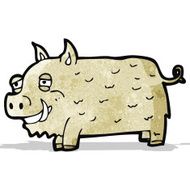 cartoon boar