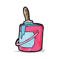 cartoon bright paint can N2