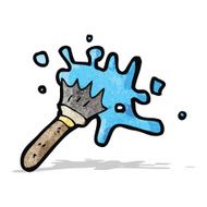 cartoon paint brush N8