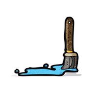 cartoon paint brush N11