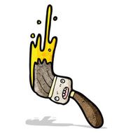 cartoon paint brush N14