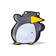 funny cartoon penguin N9