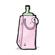 cartoon gift bottle bag