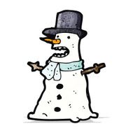 Cartoon Snowman N27