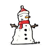 Cartoon Snowman N28