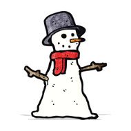 Cartoon Snowman N29