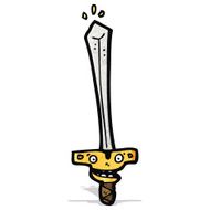 Cartoon Sword N19