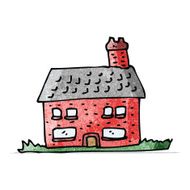 cartoon farmhouse