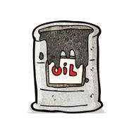 cartoon barrel of oil