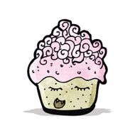 cupcake cartoon character