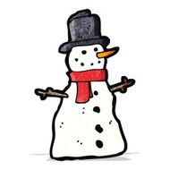 Cartoon Snowman N31