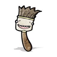 paint brush cartoon