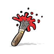 paint brush cartoon N10