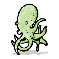 Cartoon Octopus N32