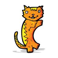 Cartoon Ginger Cat N11