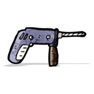 cartoon electric drill