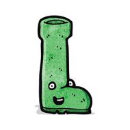 cartoon wellington boot N5