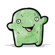 cartoon little alien N3