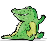 Cartoon Crocodile N23