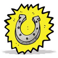 cartoon lucky horseshoe N3