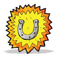 cartoon lucky horseshoe N4