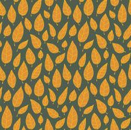 Yellow fallen leaves