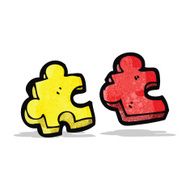 jigsaw puzzle piece cartoon