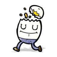Egg Cartoon Character N6