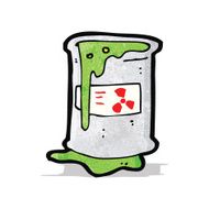 radioactive waste cartoon N2