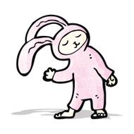 cartoon rabbit costume