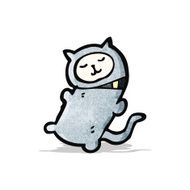 funny cartoon cat costume N2