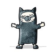 funny cartoon cat costume N3