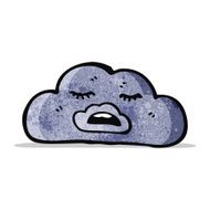 Cartoon Rain Cloud N15