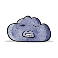 Cartoon Rain Cloud N18